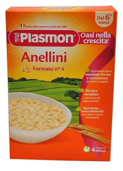 PLASMON Pastine Anellini 340 g