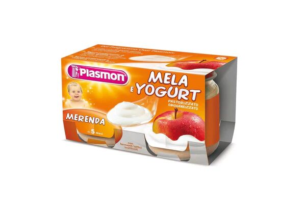 PLASMON Merenda Mela E Yogurt 2x120 g