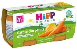 HIPP Omogeneizzato Carote Con Patate Biologico 2x 80 g