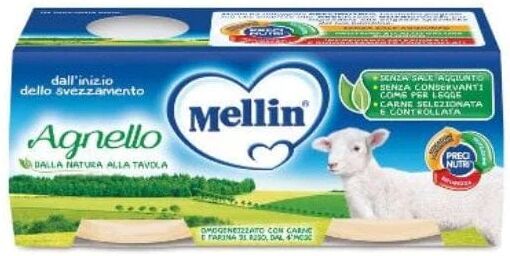 Mellin Omogeneizzato Agnello 2 x 120 g