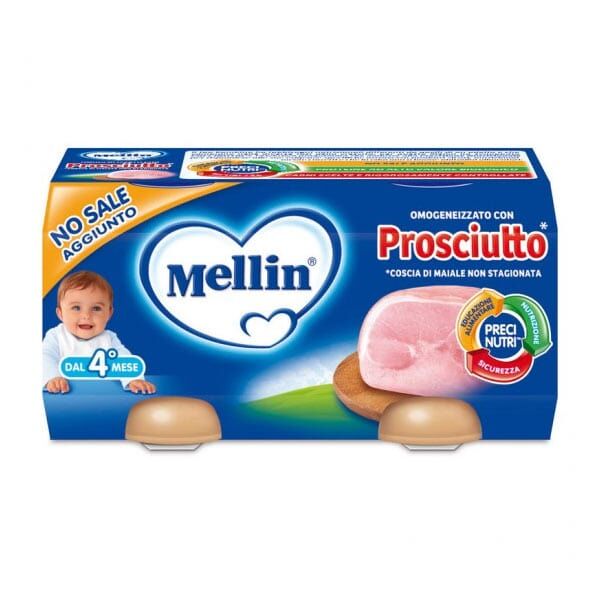 Mellin Omogeneizzato Prosciutto 2x80 g