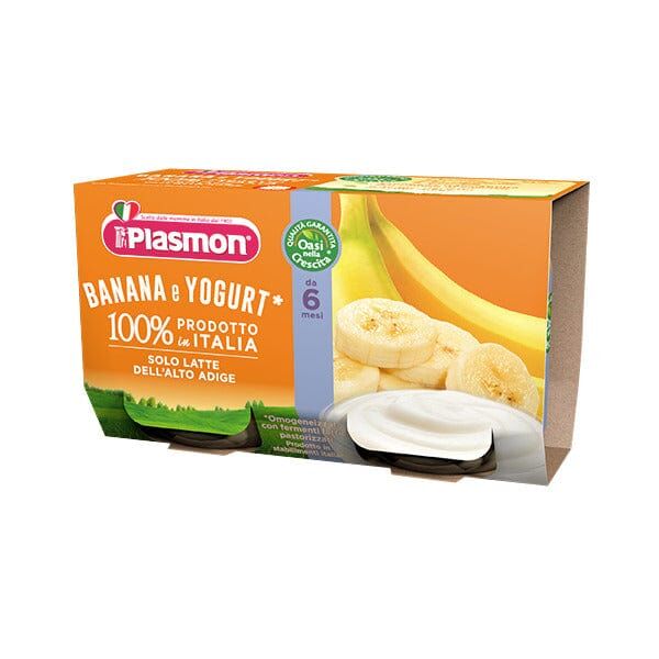PLASMON Banana e Yogurt Merenda 2 x 120 g