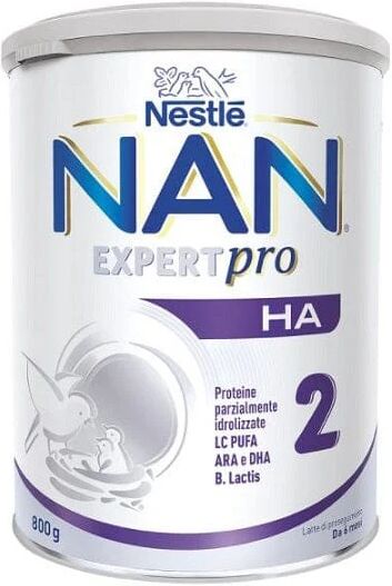 NESTLE NAN Ha 2 Latte In Polvere Da 6 Mesi Barattolo 800 g