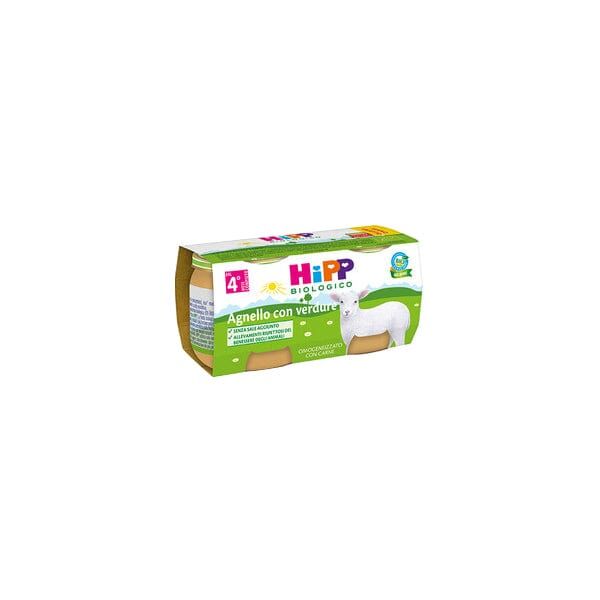 HIPP Bio Omogeneizzato Agnello 2x80 g