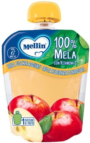 Mellin Merenda 100% Mela Con Vitamina C 90 g