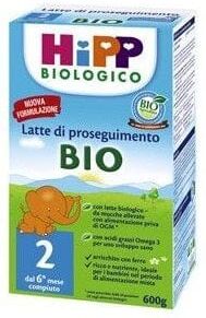 HIPP 2 Latte Biologico Di Proseguimento 600 g