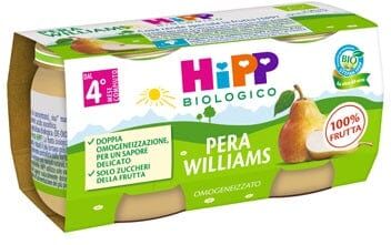 HIPP Bio Omogeneizzato Pera Williams 2x80g