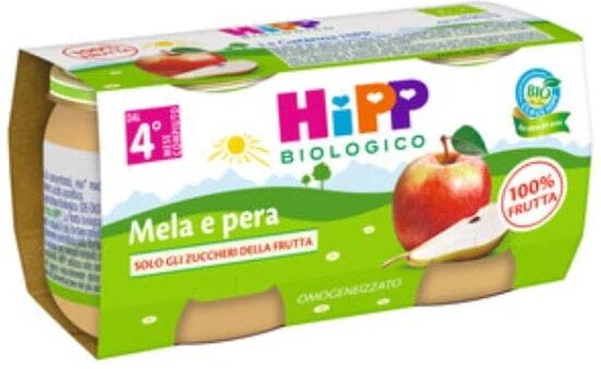 HIPP Omogeneizzato Bio Mela E Pera 2 x 80 g