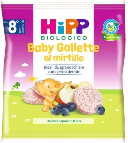 HIPP Baby Gallette Di Riso Al Mirtillo 8m+ 30 g