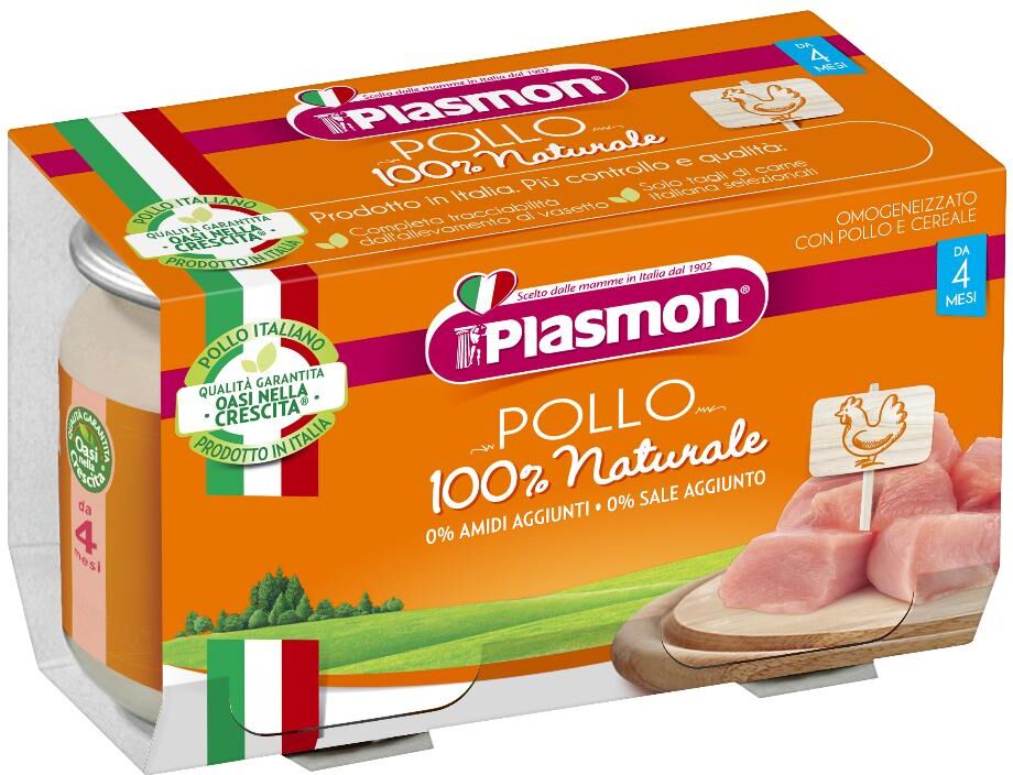 Plasmon Omog Pollo 120gx2pz