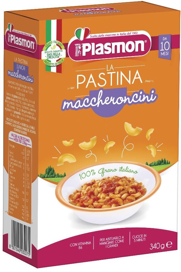 Plasmon (Heinz Italia Spa) Plasmon-Past Maccheroncini 340g