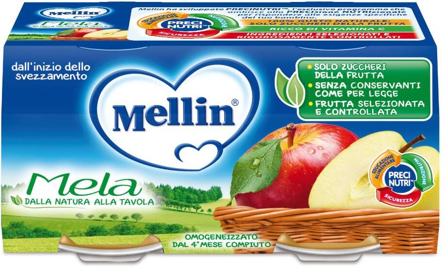 Danone Nutricia Spa Soc.Ben. Mellin-Omo Mela 2x100