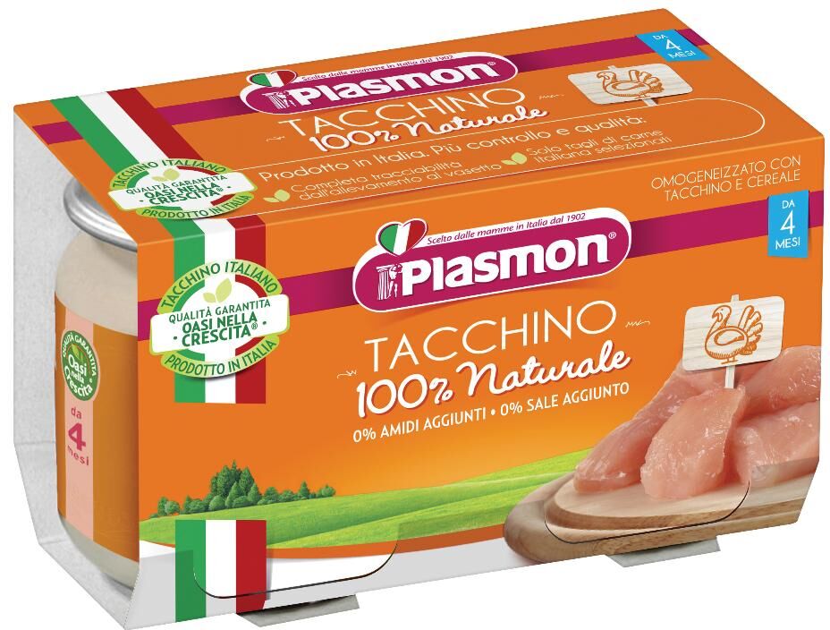 Plasmon Omog Tacchino 120gx2pz