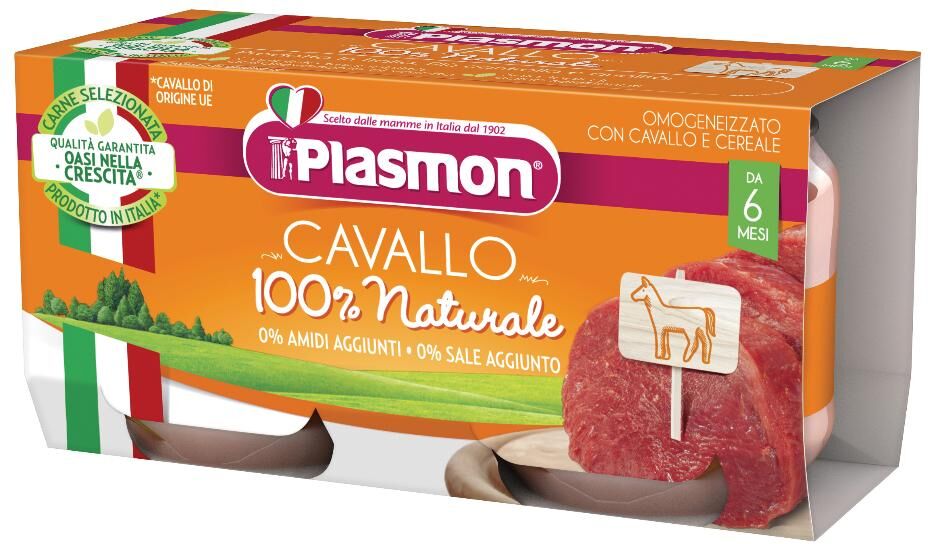 Plasmon (Heinz Italia Spa) Plasmon Omog Cavallo 80gx2pz