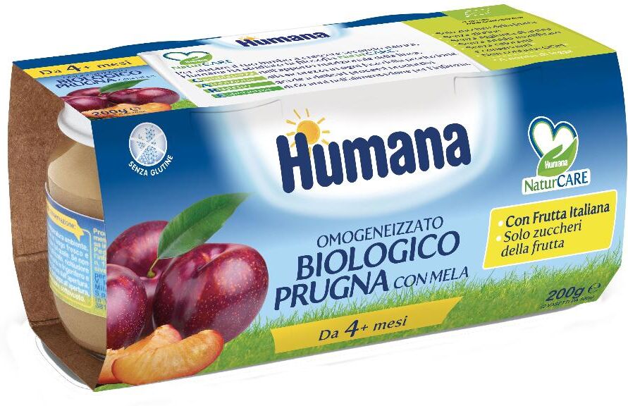 Humana Italia Spa Humana Omog Prugna Bio 2x100g