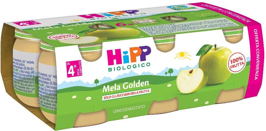 Hipp Italia Srl Hipp Omo Mela Golden 6x80g