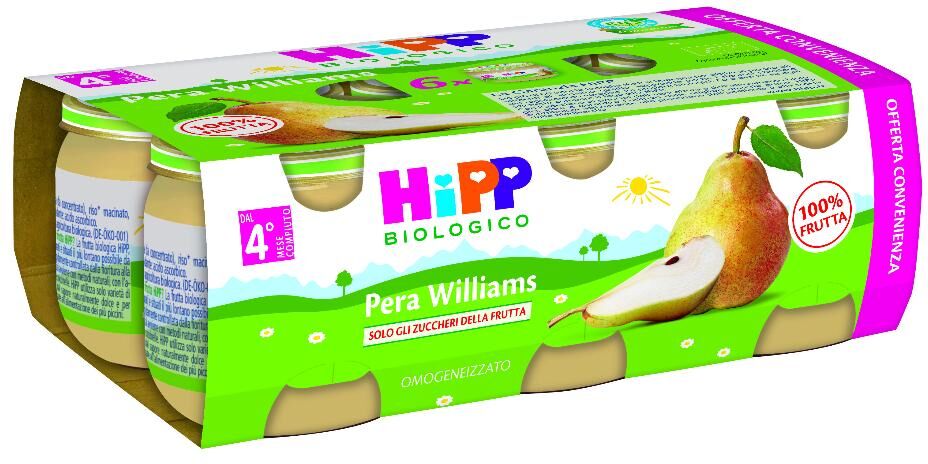 Hipp Italia Srl Hipp Omo Pera Williams 6x80g