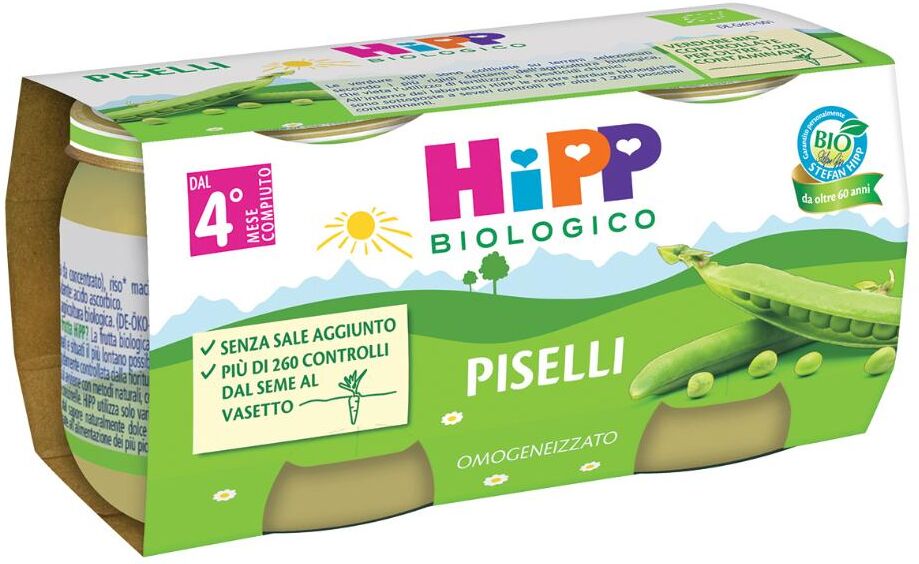 Hipp Italia Srl Hipp Omog Piselli 80g 2pz