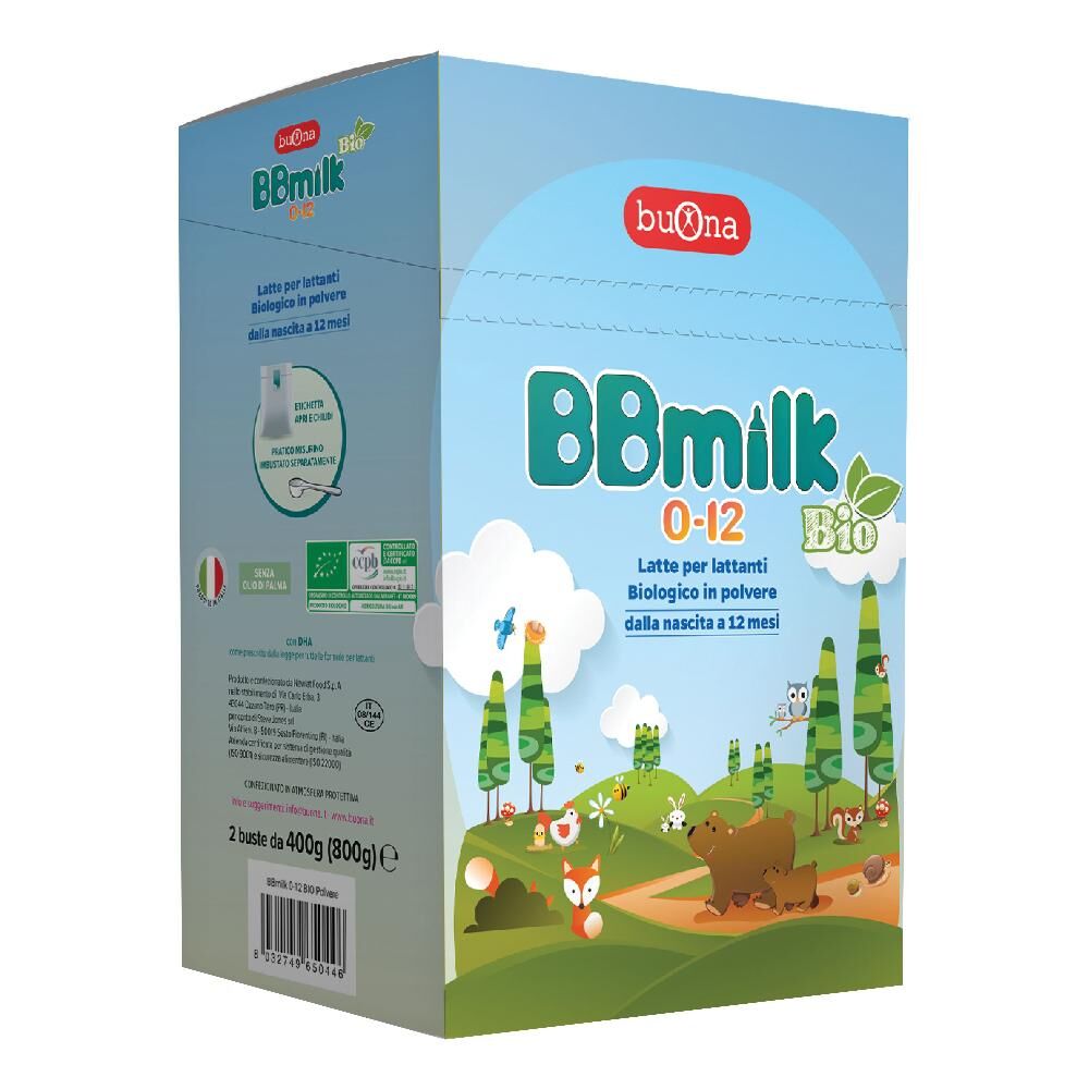 Buona Spa Societa' Benefit Bbmilk 0-12 Bio Polvere 800g