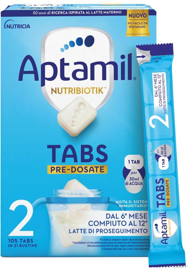 Danone Nutricia Spa Soc.Ben. Aptamil Tabs 2 21bust