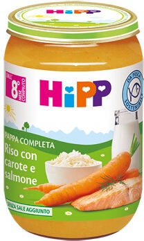 Hipp italia srl Hipp Riso Carote/salmone 220g