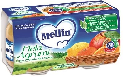 DANONE NUTRICIA SpA SOC.BEN. OMO MELLIN Mela+Agrumi 2x100g