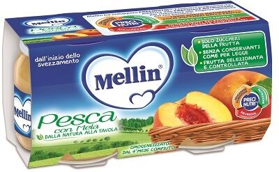 DANONE NUTRICIA SpA SOC.BEN. OMO MELLIN Pesca 2x100g