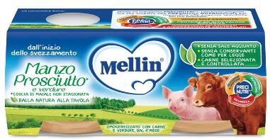 DANONE NUTRICIA SpA SOC.BEN. OMO MELLIN Manzo/Prosc.2x 80g