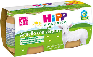 HIPP ITALIA Srl OMO HIPP Bio Agnello+Verd.2x80