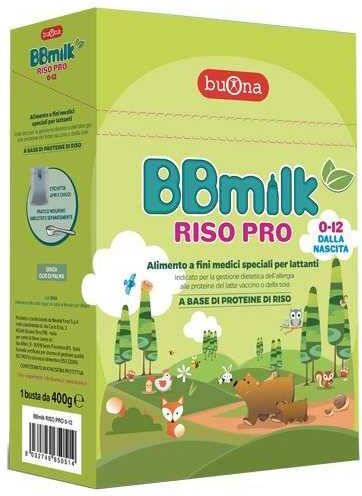 Bbmilk Riso Pro Alimento Proteine Riso 0-12 400g