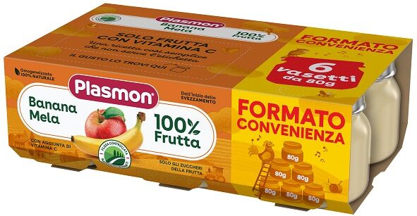 Plasmon (Heinz Italia Spa) Omo Pl.Banana/mela 6x80g