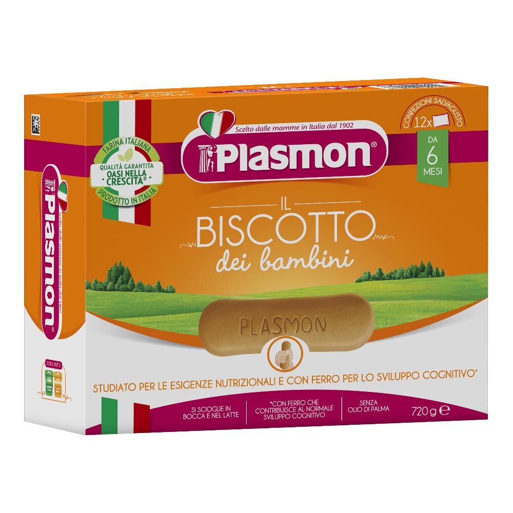 Plasmon (Heinz Italia Spa) Plasmon Biscotti 720g- Biscotti Per La Crescita Con Calcio E Ferro