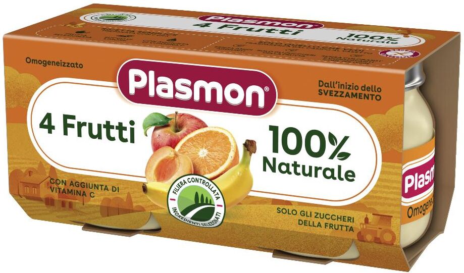 Plasmon (Heinz Italia Spa) Plasmon Omog 4 Frutti 2x80g