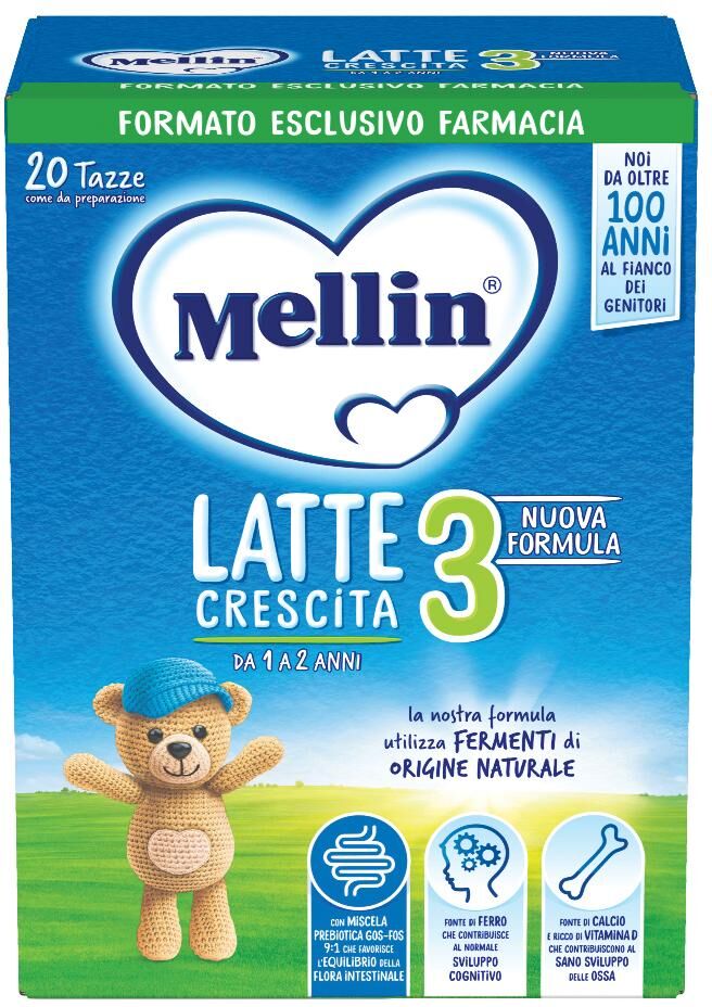 Danone Nutricia Spa Soc.Ben. Mellin 3 Latte Polvere 700g