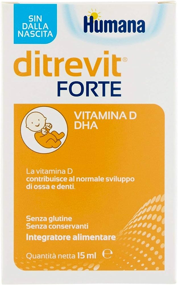 Humana Ditrevit forte vitamina d gocce 15ml