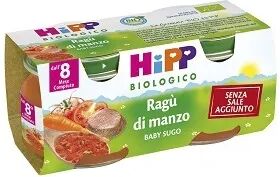 Hipp Biologico Baby Sugo Ragù Di Manzo 2x80 g