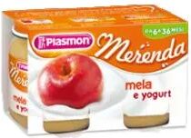 Plasmon Dessert Omogeneizzato Yogurt Mela 2 Vasetti da 120 g