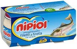 NIPIOL Omogeneizzato Di Trota 2 x80 g