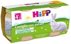 Hipp Biologico Omogeneizzato Coniglio e Patate 2x80 g