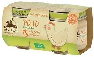 Alce Nero Omogenizzato di Pollo Biologico 2x80 g