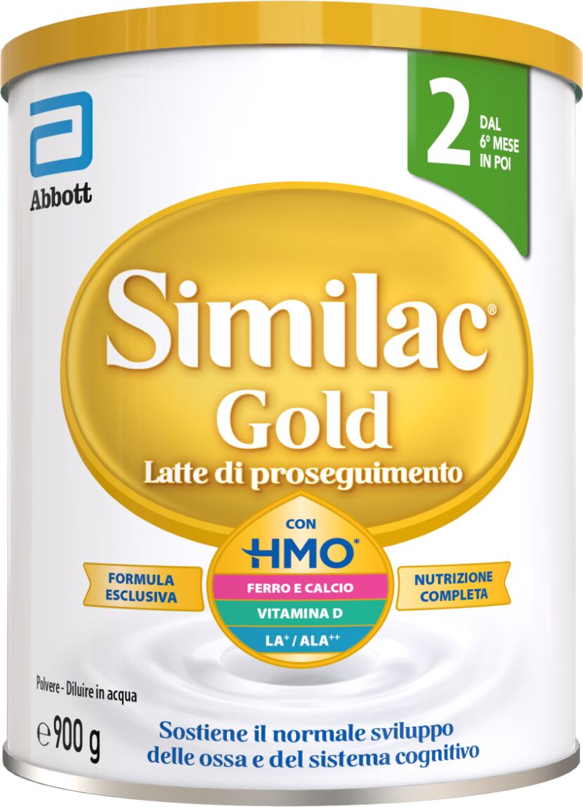 ABBOT Similac Gold 2 Latte di proseguimento Latte in Polvere per Neonati dai 6 ai 12 mesi 900 g