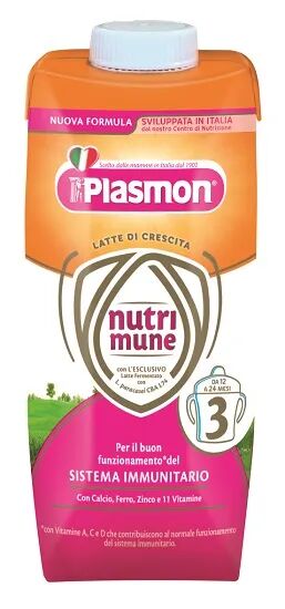 Plasmon Latti Di Crescita Nutrimune Stage 3 Liquido 2x500 ml