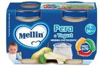 Mellin Merenda Yogurt Alla Pera 2x120 g