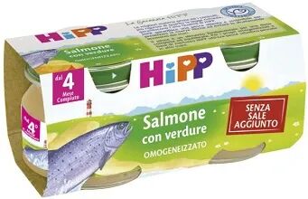 Hipp Biologico Omogeneizzato Salmone 2 x 80 g