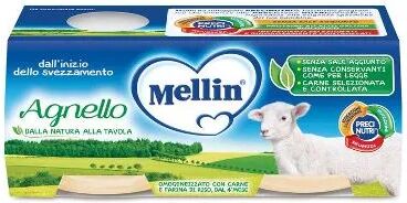 Mellin Omogeneizzato Di Agnello 2 x 120 g