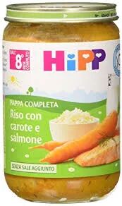 Hipp Riso Carote e salmone 220 g