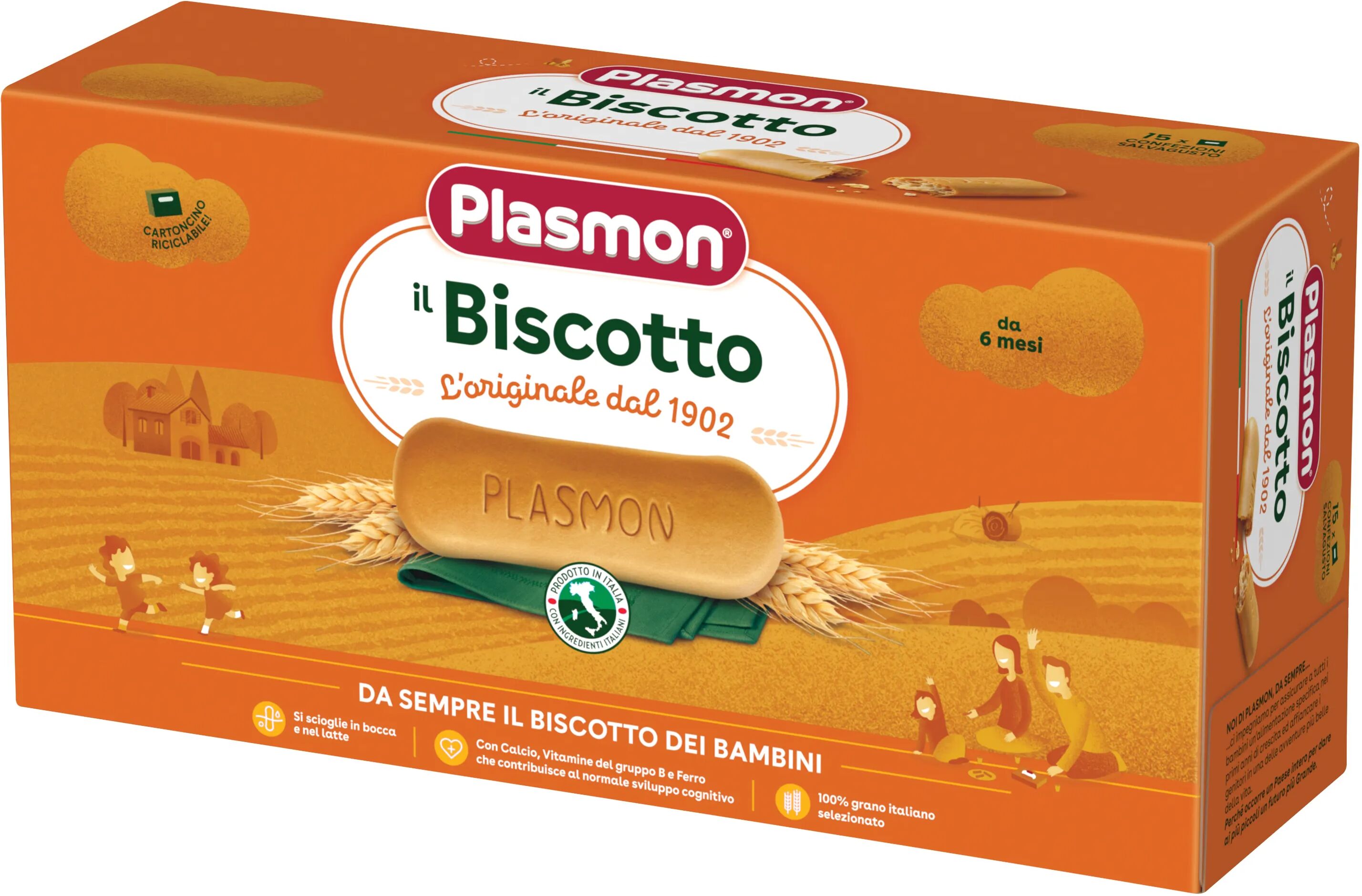 Plasmon Primimesi Biscotto da Biberon 600 g