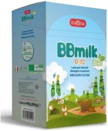 Steve jones srl BBMilk 0-12 bio Latte in Polvere 2 buste 400 grammi