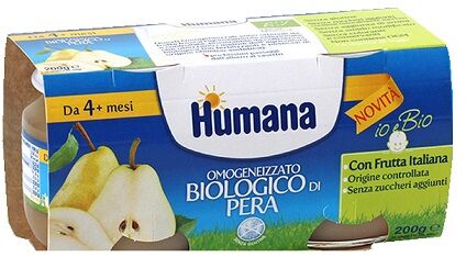 BIO + Humana omog pera bio 2x100g