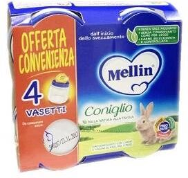 MELLIN omogeneizzato coniglio 4x80g